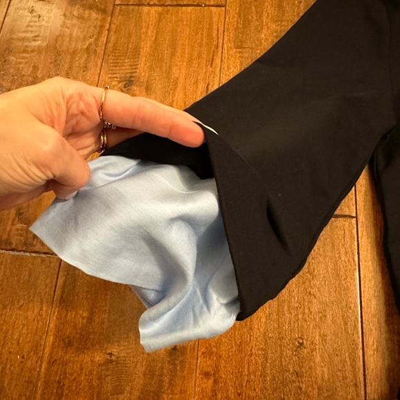 Zara Mock Neck Layered Shirt Dress Sz Small - Picture 8 of 10